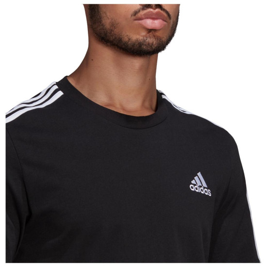 Adidas Ανδρική κοντομάνικη μπλούζα Essentials 3-Stripes Adidas Ανδρική κοντομάνικη μπλούζα Essentials 3-Stripes